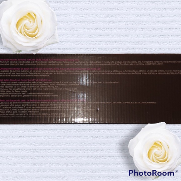 Brand new Style House Professional Styling Iron (red) - Picture 7 of 9